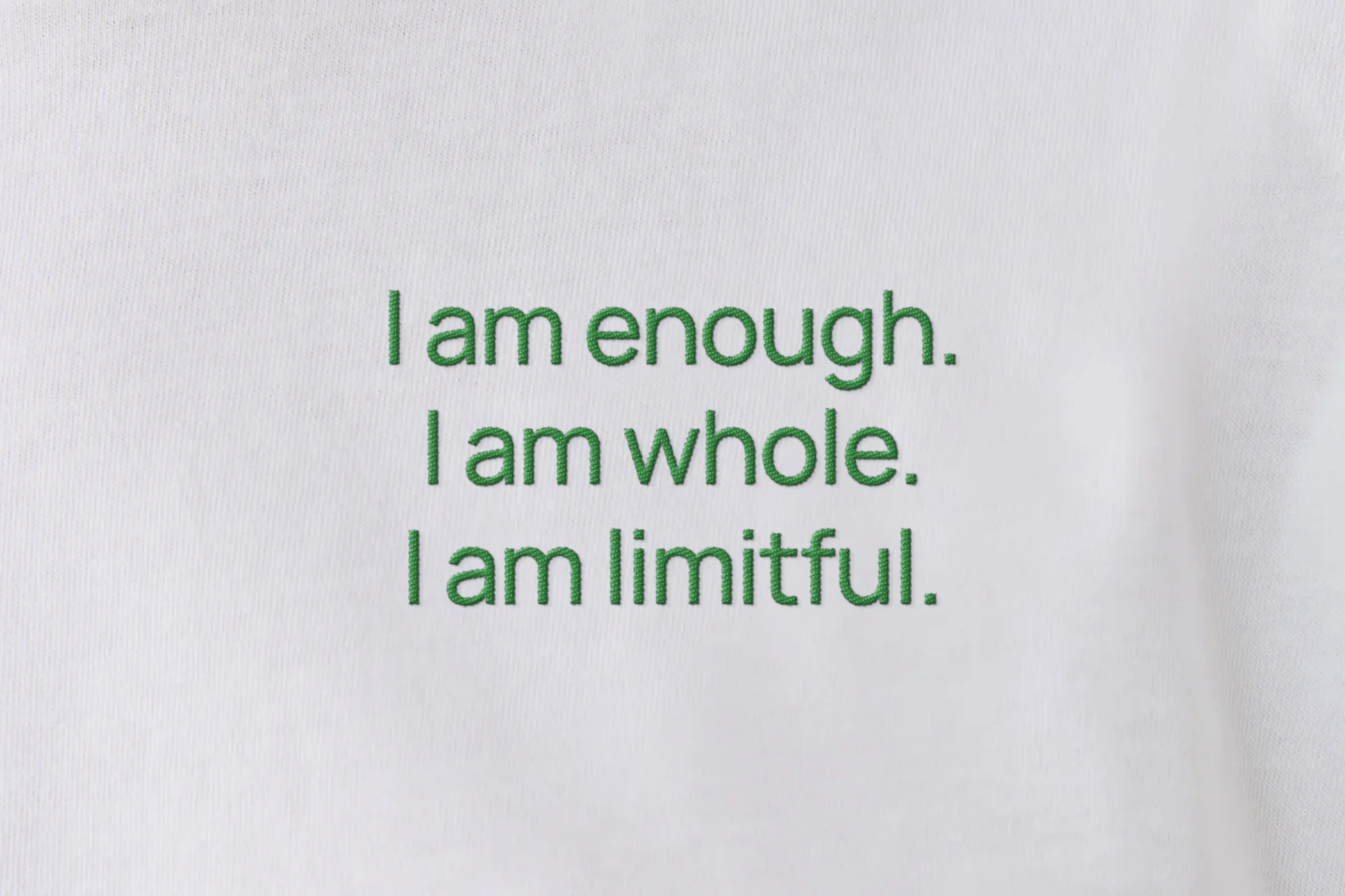 I am enough. I am whole. I am limitful. | T-shirt